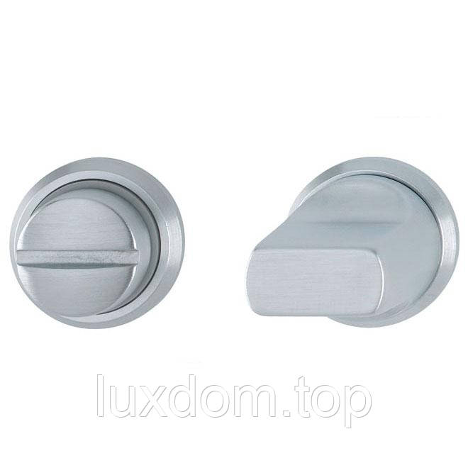 Фіксатор-розетка WC латунь хромова матова, фото 1