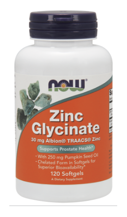 Глицинат Цинку Now Foods Zinc Glycinate 120 sgels,, фото 1