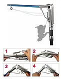 Вудка автоматична самопідсікаюча вудка для риболовлі 2.1 м Спінінг з подвійним налаштуванням, фото 7