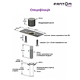 Стопор дверний магнітний FANTOM PREMIUM Мат. Хром, фото 6