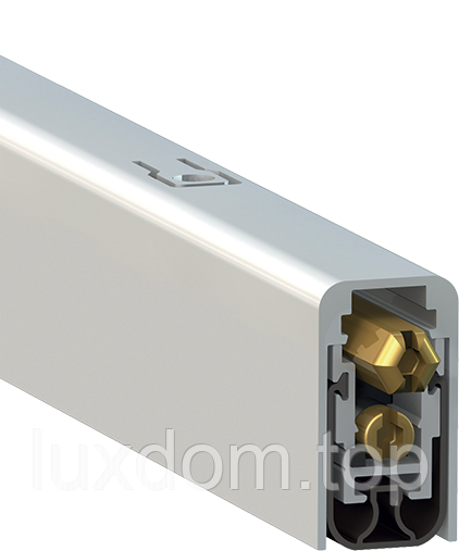 Поріг алюмінієвий з резиновою вставкою Comaglio 1700 XNS (83-73 см)