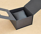 ЗСУ камуфляж чорна подарункова коробка для наручного годинника, чорна подушка, фото 2