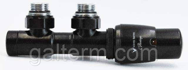Комплект термостатичний 50mm Vario Term TWINS правий, матовий чорний, (TSGS0224CFK/P)