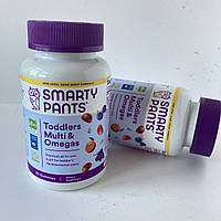 Smarty pants Kids formula, Multivitamin and Omega 3, мультивітаміни, омега 3 для дітей, 90 мармеладок