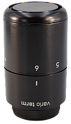 Термостатична головка Tucan GS.10 (ризьба M30x1,5), глянсовий чорний, 000M665A113
