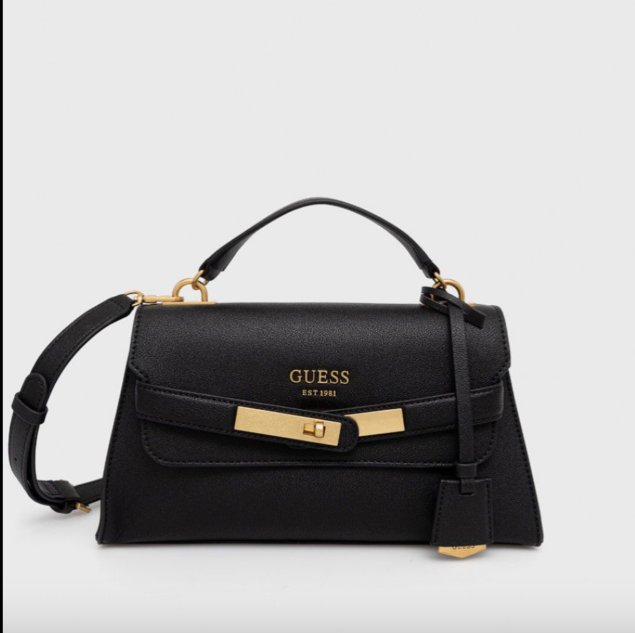 Жіноча сумка Guess Чорний. (0344)