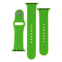 Ремешок Band Silicone Two-Piece для Apple Watch 38 Apple Watch 40mm Shiny green FT, код: 7444085