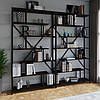 Книжковий лофтовий стелаж на 6 полиць з ДСП, фото 3