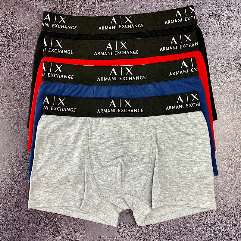 Комплект чоловічих трусів боксерів Armani (бавовна 93%), 4 шт.