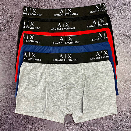 Комплект чоловічих трусів боксерів Armani (бавовна 93%), 4 шт., фото 1