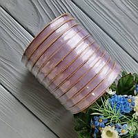 Стрічка атласна бузкова 0,6 см