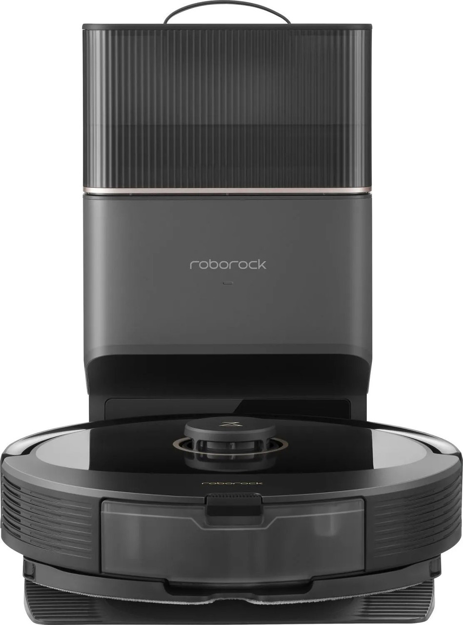 Робот-пилосос із вологим прибиранням RoboRock Q8 Max Plus Black (Q8MP52-00)