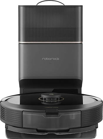 Робот-пилосос із вологим прибиранням RoboRock Q8 Max Plus Black (Q8MP52-00), фото 1