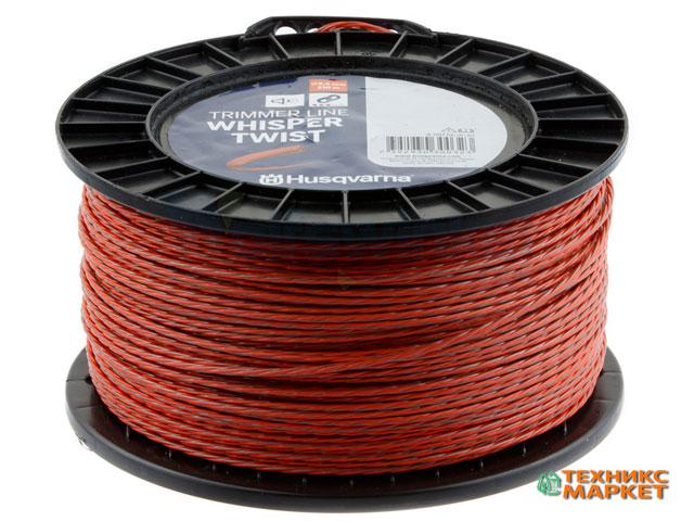 Тримерний корд Husqvarna Whisper Twist 2,4 мм/210м Spool Orange/Black (5976691-22)