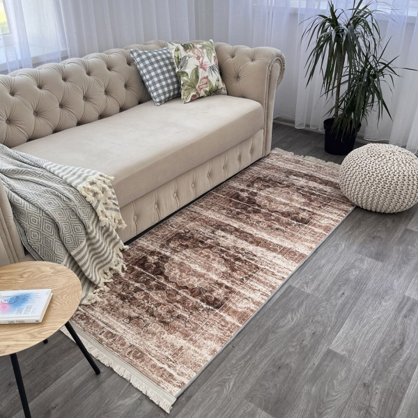 Турецька килимова доріжка на підлогу на гумовій основі 80х200 см, фото 1