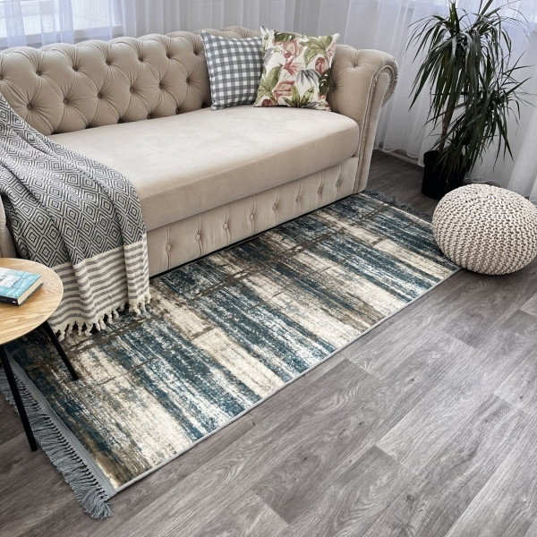 Турецька килимова доріжка на підлогу на гумовій основі 80х200 см, фото 1