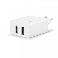 Мережевий зарядний пристрій Ttec SmartCharger DUO 2хUSB 2.4 А/12 Вт White (2SCS21B)