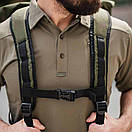 Роллтоп міський рюкзак RollTop Proof зелений на 20-24 літрів роллтоп із відділення під ноутбук, фото 3