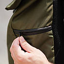 Роллтоп міський рюкзак RollTop Proof зелений на 20-24 літрів роллтоп із відділення під ноутбук, фото 7