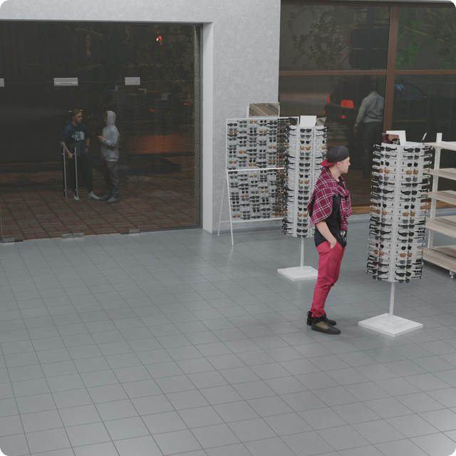 Візуалізація установки обладнання для магазину Візуалізація установки обладнання для магазину