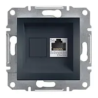 Розетка Schneider Electric Asfora EPH4300171 Anthracite компьютерная