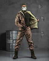 Зимний тактический костюм пиксель софтшел splinter, зимняя военная форма пиксель на овчине ОЧЕНЬ ТЕПЛЫЙ