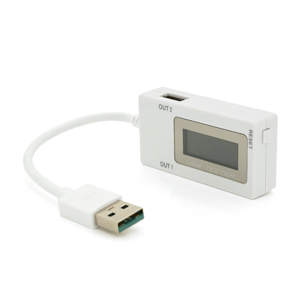 USB тестер Keweisi KWS-1705B напруги (3-8V) і струму (0-3A), Black