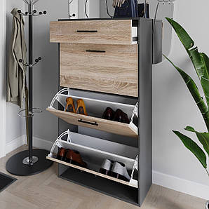 Полиця для взуття на 4 шухляди з ДСП