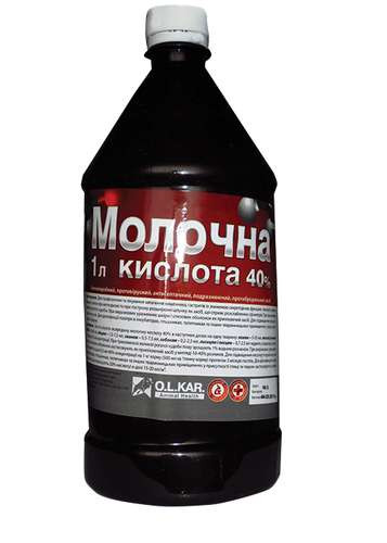 Кислота молочна 40%, 1 л (5509)