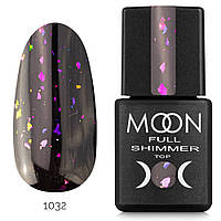 Топ для гель лака с шиммером Moon Full Top Shimmer (без липкого слоя) 8 мл - 1032