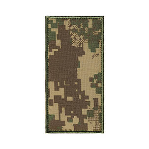 Вишитий погон солдата Хижак піксель на липучці., фото 1