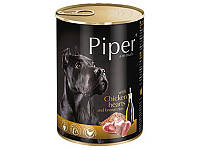 Консерва для собак Пайпер Dolina Noteci Dog Piper с куриными сердцами и коричневым рисом, 400 г