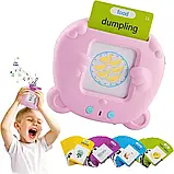 Кишенькова абетка: розмовні картки Монтессорі для вивчення англійської мови на 224 слова Рожевий, фото 4