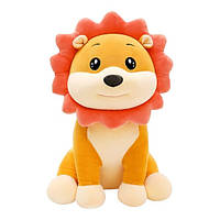 Іграшка м'яка Лев 44 см Жовтогарячий