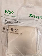 SE Wessen серия W59 Выключатель 1 клавишный Скрытой Установки (С/У) (250В,16А) без рамки цвет шампань