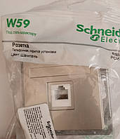 SE Wessen серия W59 Розетка TF Скрытой Установки (С/У) (160В,1А) без рамки цвет шампань
