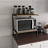 Кухонна підставка для мікрохвильової печі та побутової техніки в стилі Лофт, фото 2