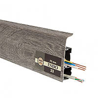 Плінтус підлоговий "Arbiton INDO" колір Дуб модена №23, розмір 2500х70х26мм