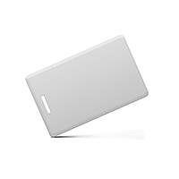 Безконтактна картка IC MIFARE 13,56 МГц(1K), товщина 1,6 мм. Колір білий. З прорізом m