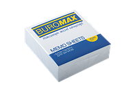 Блок белой бумаги Buromax для заметок, JOBMAX 90х90х30мм, склеенный BM.2208