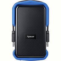 Зовнішній жорсткий диск 2.5" USB 2.0 TB Apacer AC631 Black/Blue (AP2TBAC631U-1)