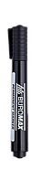 Маркер Buromax водостойкий, черный, 2-4 мм, спиртовая основа BM.8700-01