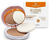 OIL-FREE COLOR COMPACT SUNSCREEN BROWN HELIOCARE CANTABRIA LABS Компактна крем-пудра на водній основі 10 гр