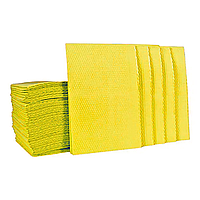 Нагрудники стоматологічні | Тришарові | Жовті | 50 шт.