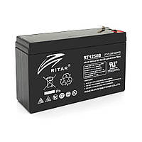 Аккумуляторная батарея AGM RITAR RT1250BL, Black Case, 12V 5.0Ah ( 150 х 50 х 93 ) Q10 m