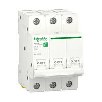 Автоматичний вимикач Schneider RESI9 16А, 3P, крива С, 6 кА