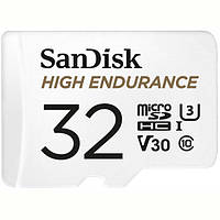 Картка пам'яті MicroSDXC 32 GB UHS-I/U3 Class 10 SanDisk High Endurance R100/W40MB/s + SD-adapter