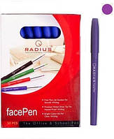 Ручка шариковая Radius "Face pen" 0,7 мм Фиолетовая