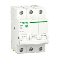 Автоматичний вимикач Schneider RESI9 25А, 3P, крива С, 6 кА