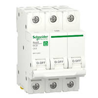 Автоматичний вимикач Schneider RESI9 63А, 3P, крива С, 6 кА